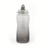 Motivational 64oz Water Bottle with Time Marker & Straw